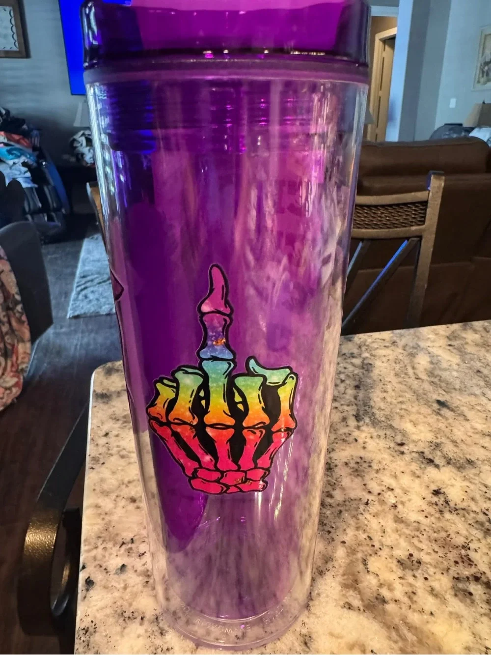 Hand Crafted vibrant purple